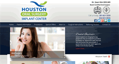 Desktop Screenshot of houstonimplantcenter.com